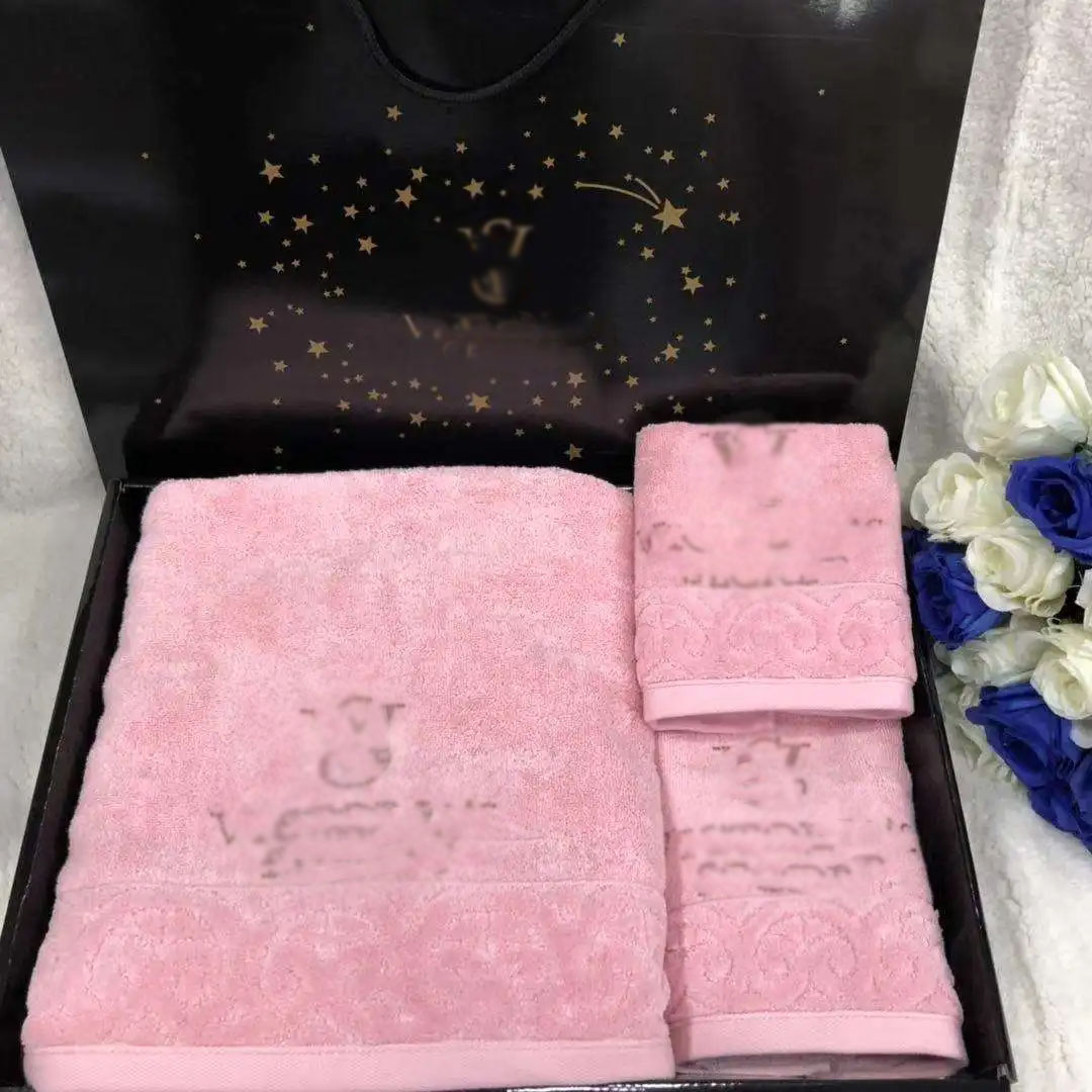 2023 Customized Jacquard Towel Set for Customized Color Options