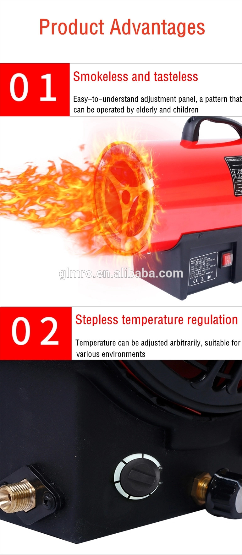 10KW Industrial Gas Heater, Electrical Heaters