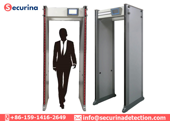 Full Body Walk Through Door Frame Arched Metal Detector 50/60Hz Easy To Install