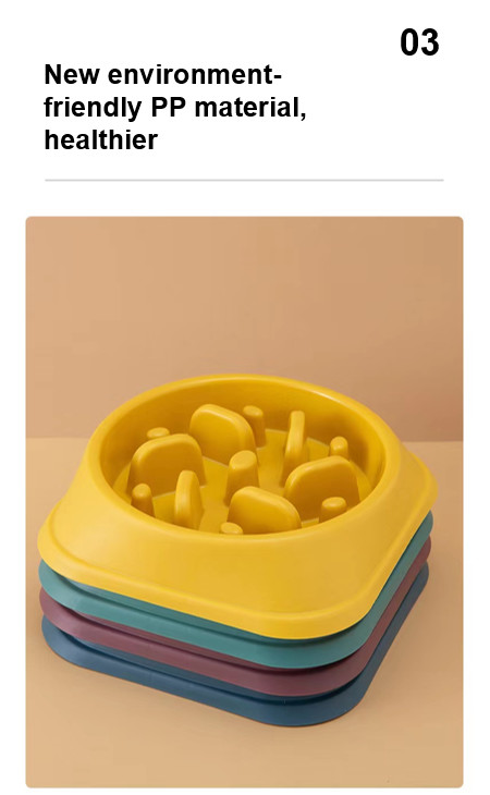 ODM Anti Choking Pet Feeders Dog Slow Food Bowl For Eating
