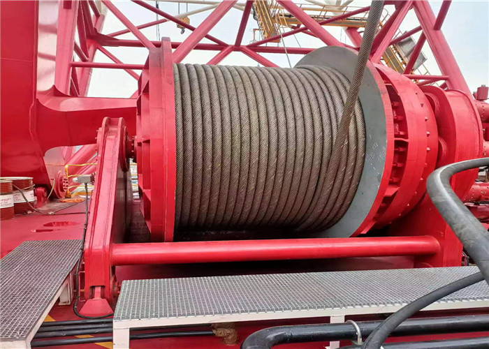 High Speed 8.5 Ton Hydraulic Hoist and Winch Grooved Drum for Crane