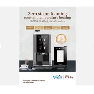 15.6inch Touch Screen Automatic Vending Fresh Milk Coffee Machine