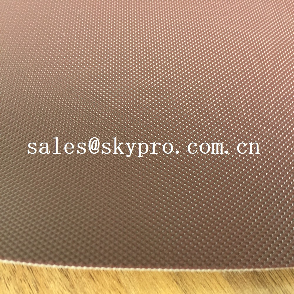 Black Diamond Bottom PVC Conveyor Belt Fabric Food Grade Treadmill Walking Belt