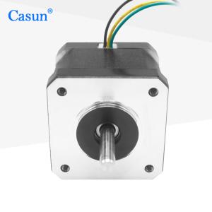  Casun Nema 17 Step Angle 1.2° And 1.8° Optimized Type High Precision Hybrid Stepper Motor Manufactures