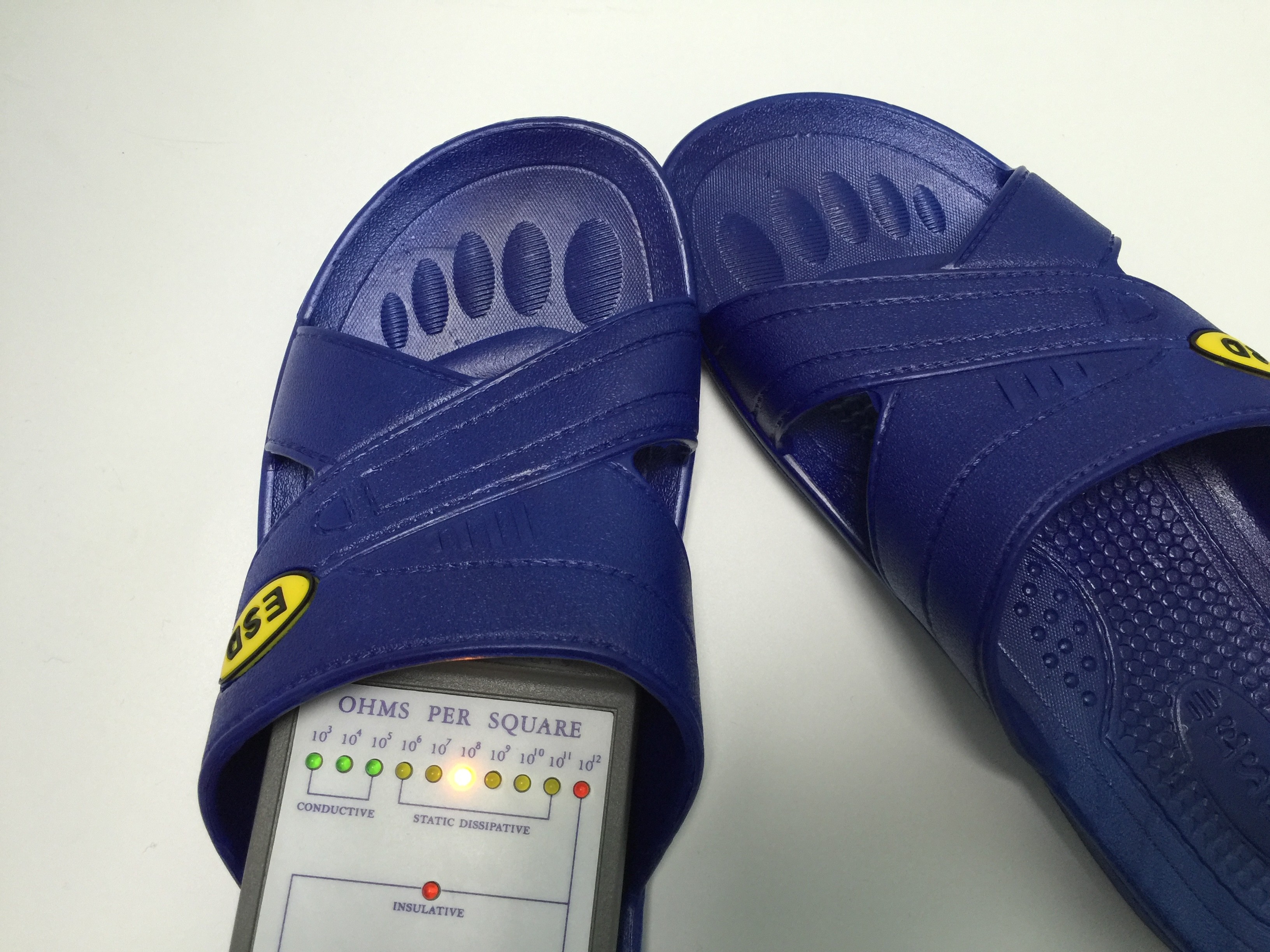 SPU Material ESD Slipper ESD Logo Inserted ESD Safety Footwear Class 100