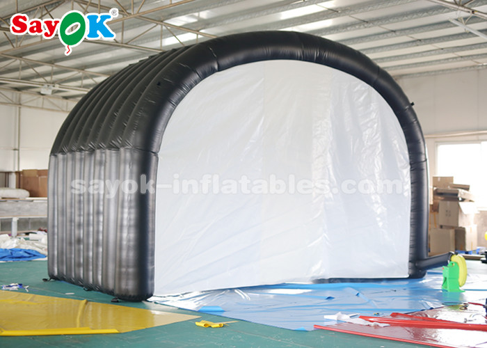 Go Outdoors Inflatable Tent Black Tunnel Entrance Inflatable Air Tent For Outdoor Sports Meeting