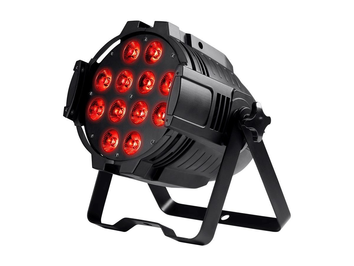 DMX Stage Lighting 12x18W RGBWA UV 6 in 1 LED PAR 64 Stage Light