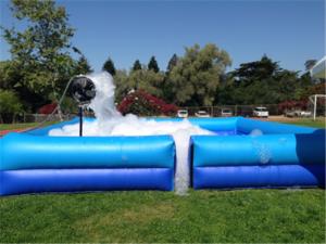  Square Portable Water Pool , Outdoor Fun Party Dance Game Inflatable Soap Foam Pit Pool Manufactures