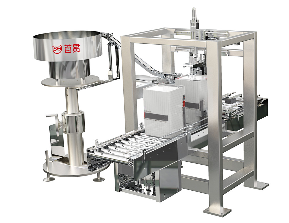 Fully Automatic Chemical Filling Machines For Round / Square Bottles With 4 Nozzle Design