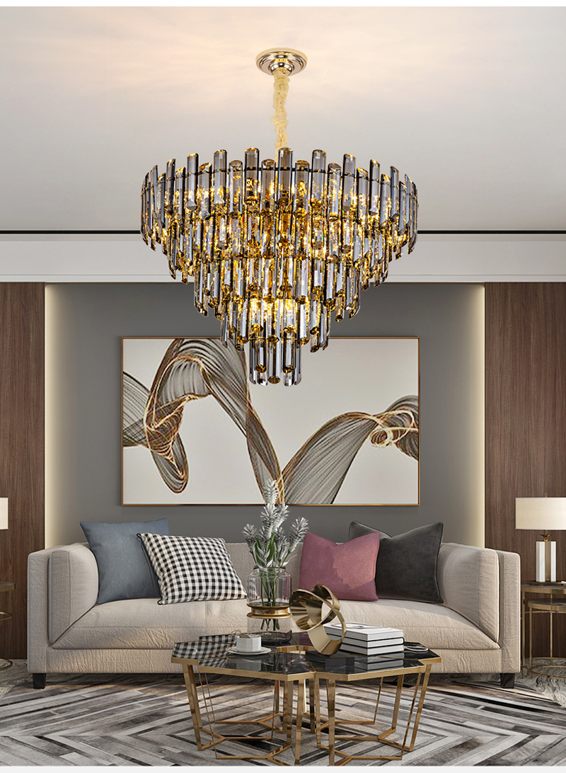 Modern Luxury Crystal LED Chandelier Lighting Home Decoration crystal light chandelier(WH-CY-225)