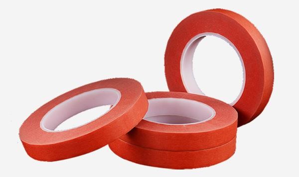 260 Degree Crepe Paper Masking Tape High Temperature Bearing Pet Compound