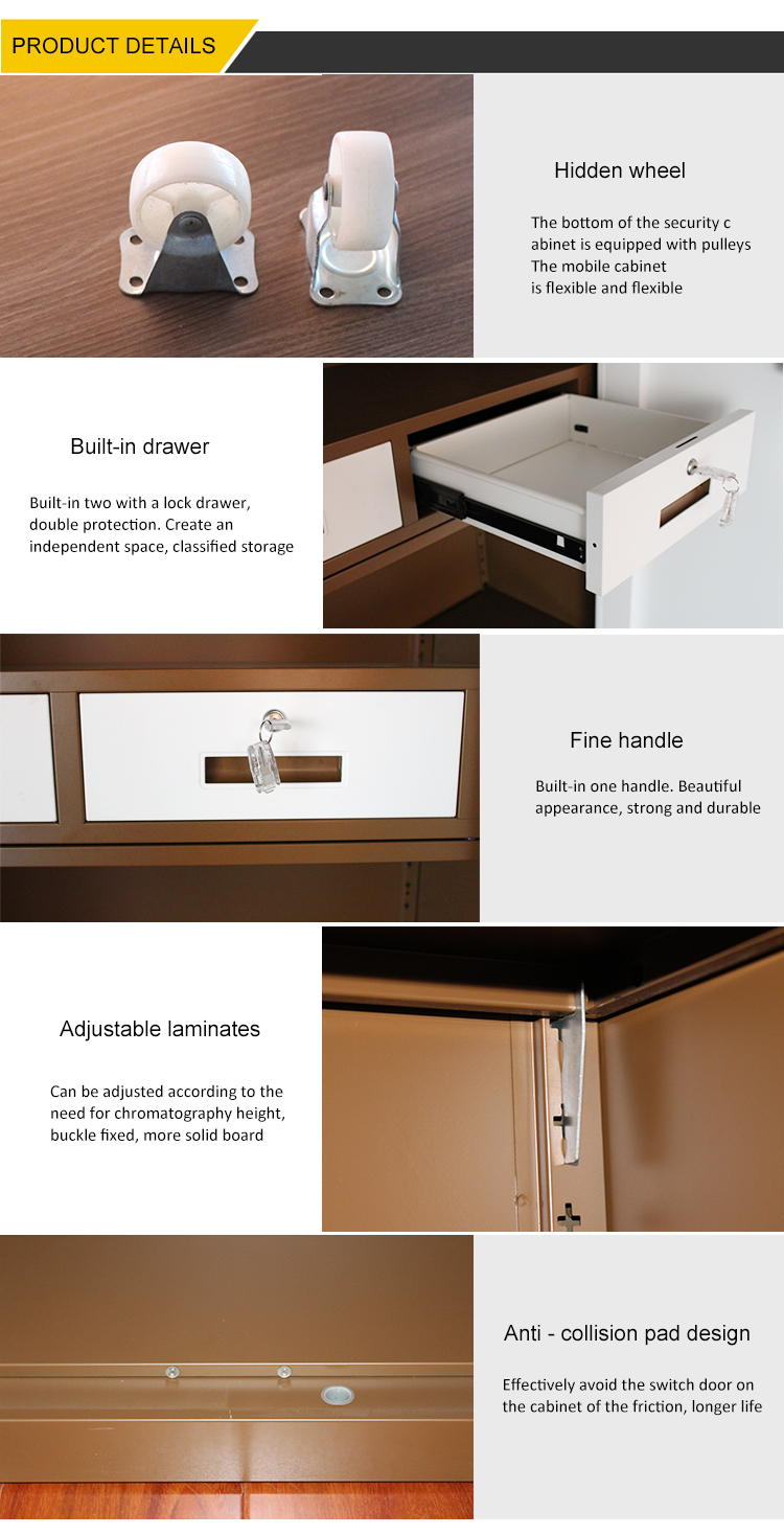 Electronic Security Storage File Cabinet Metal Smart Locker With Digital Lock