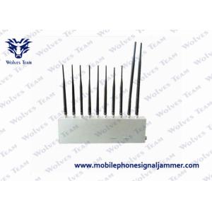 China 10 Antenna 10 Bands High Power Signal Jammer 3G 4G GPS WiFi LoJack UHF VHF All Signal Applied on sale