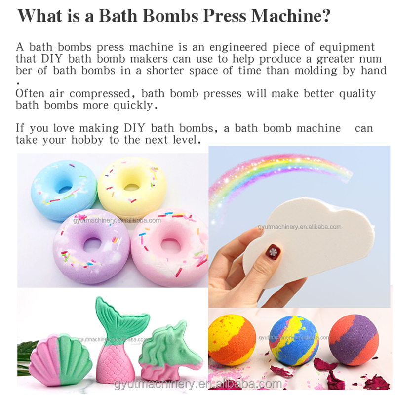 Customized Shape Bubble Fizzy Bath Bombs Making Machine Home Shampoo Bar Soap Presser