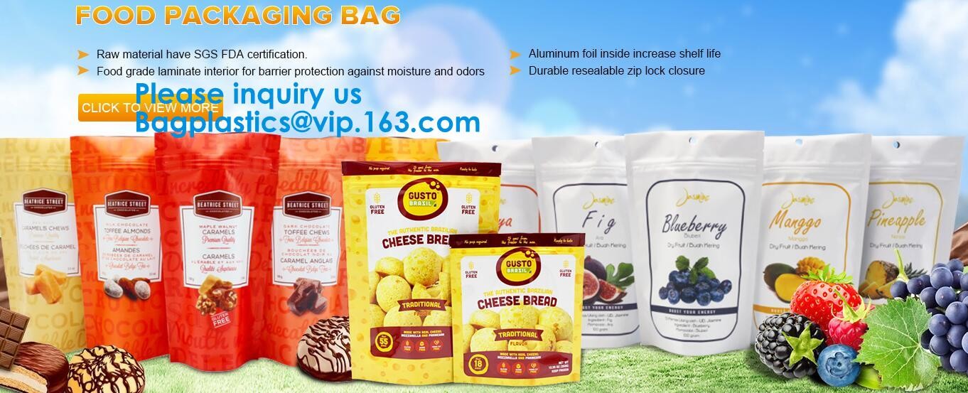 Zipper Stand Up Pouch Bags, Medicine STORAGE, Moisture Proof, Smell Proof, Flower, Herb, Tobacco, Coffee