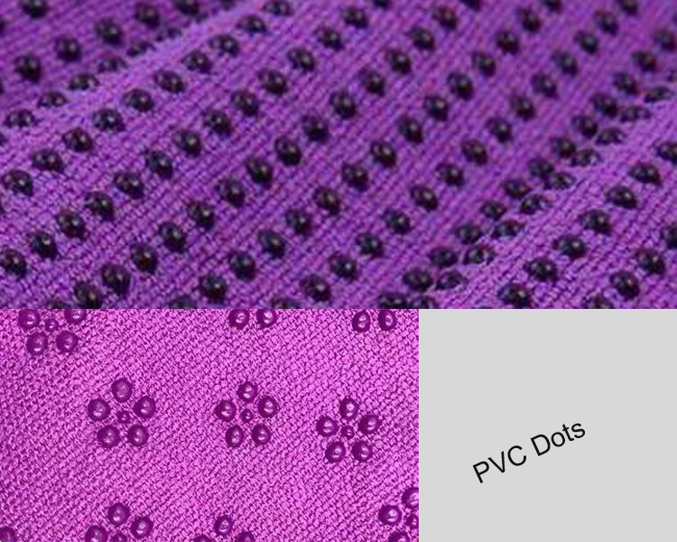 Custom Logo Soft Silicone Microfiber Yoga Towel For Hot Yoga Non Slip SEDEX Certificate