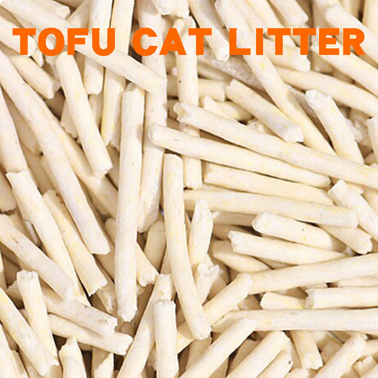 100% Natural Tofu Cat Litter Water Absorption Mixed Litter Strong Clumping