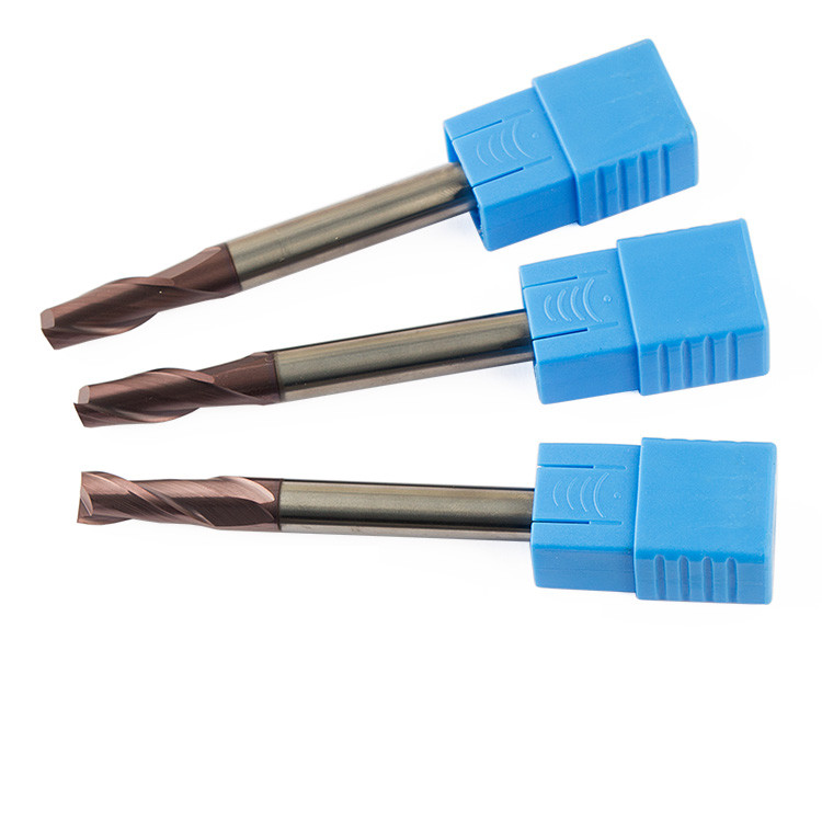 Tungsten Carbide Long Shank End Mills 8mm Square For Steel