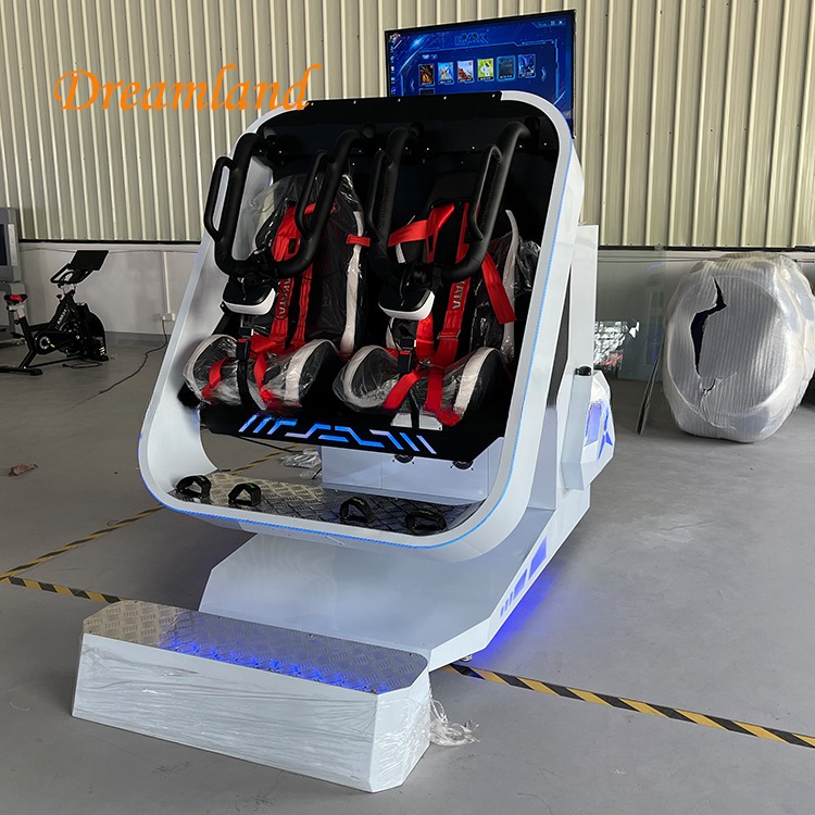 Amusement park Virtual Reality 9D VR 360 Degree Rotating Roller Coaster VR Cinema Simulator