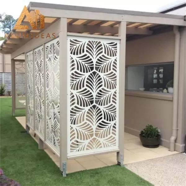 Laser Cut Metal Privacy Screens