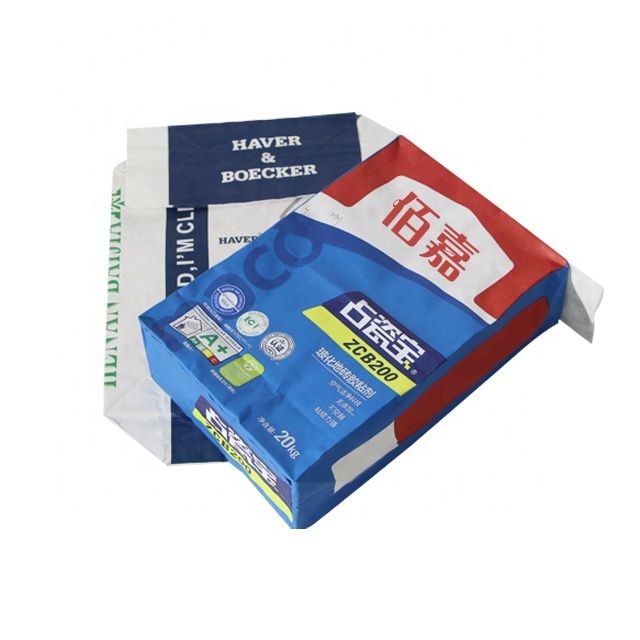 95gsm Kraft Paper Valve Bag Two Layers Semi Extensible