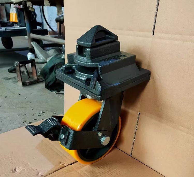 3 Ton Heavy Duty Caster ISO Sea Shipping Container Caste Wheels Swivel within Building Material Shops and Plate Casters