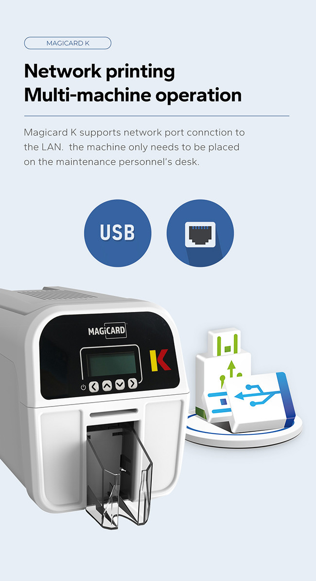 Brand Warranty Card Printer ID Card Printing Machine 4.75kg / 10.47lbs Weight