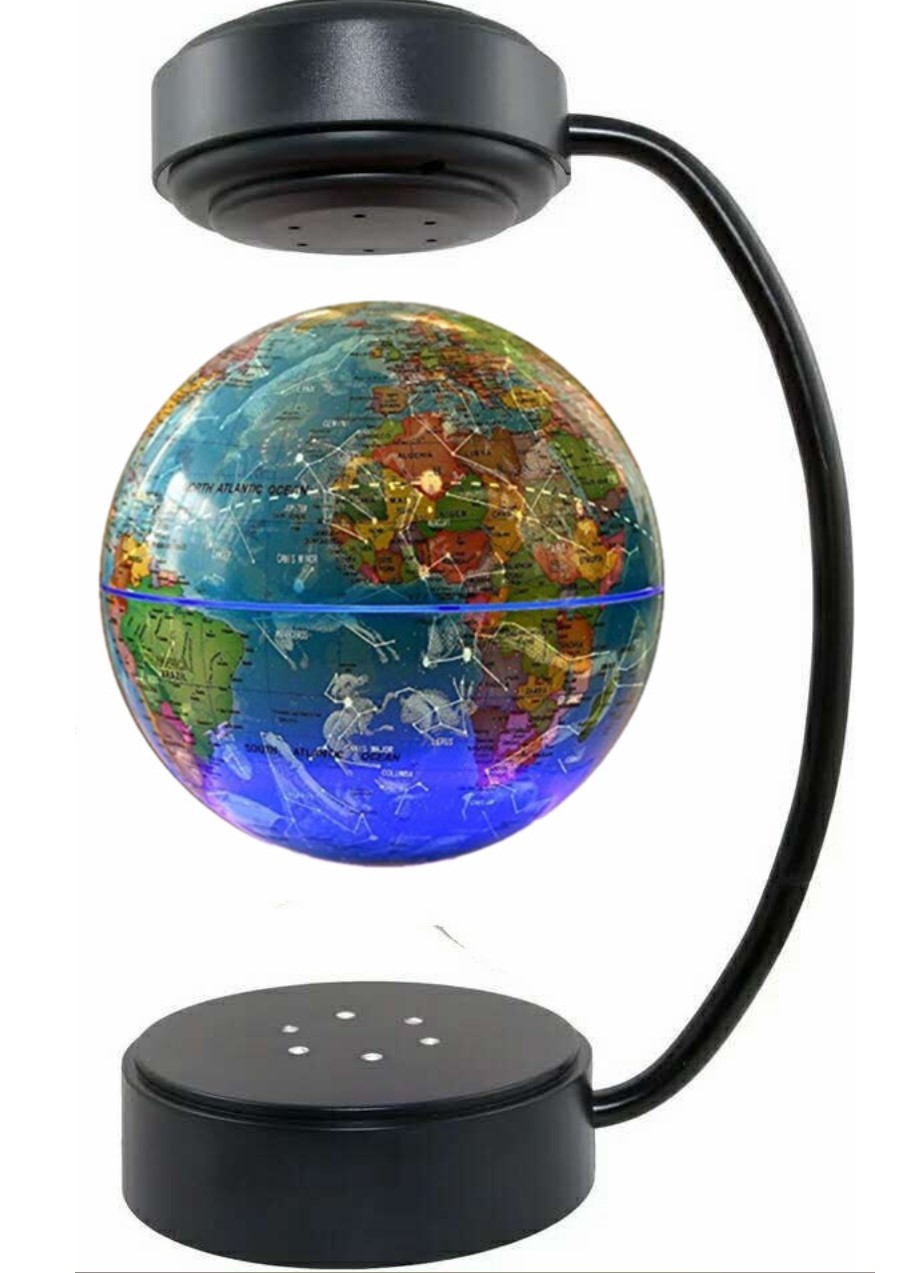 Magnetic Levitation Floating Globe Constellation Light Desk Lamp Decor Toy 6inch or 8inch