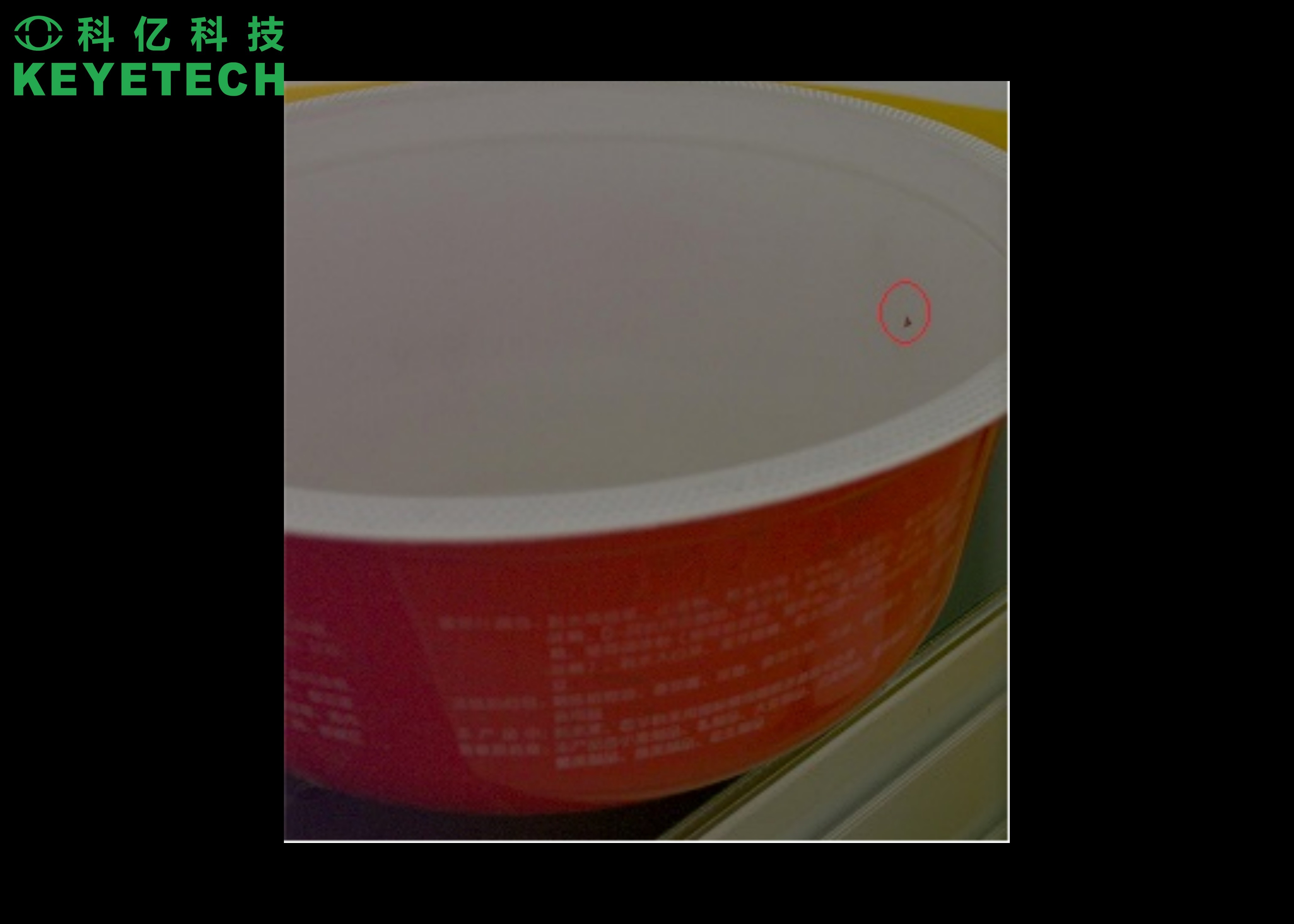 AOI Automated Optical Inspection Machine For Instant Noodle Plastic Bowl