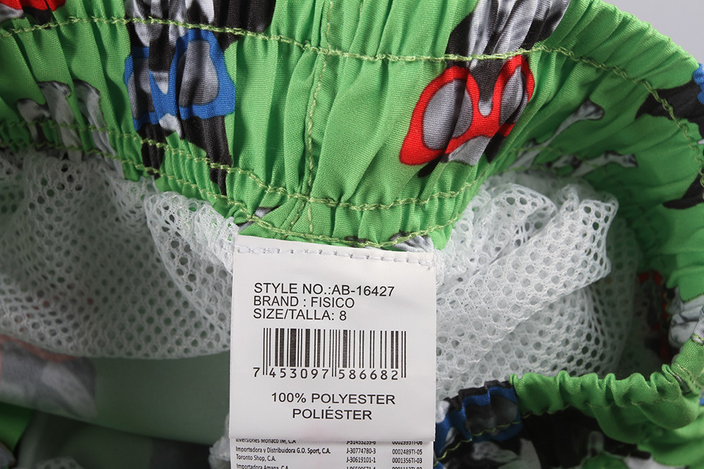 Mens Pant Print 100% Polyester Quick Dry Swim Trunks