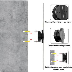 APP Coming 3D Hologram Fan for Wall 176° Viewing Angle Interactive Hologram