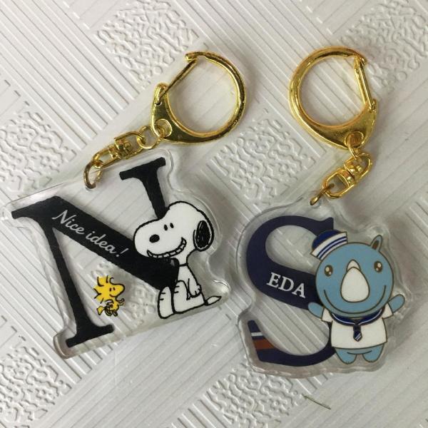 Minimalist Personalized Acrylic Cute Purse Charms Anime Figure Shaped Christmas