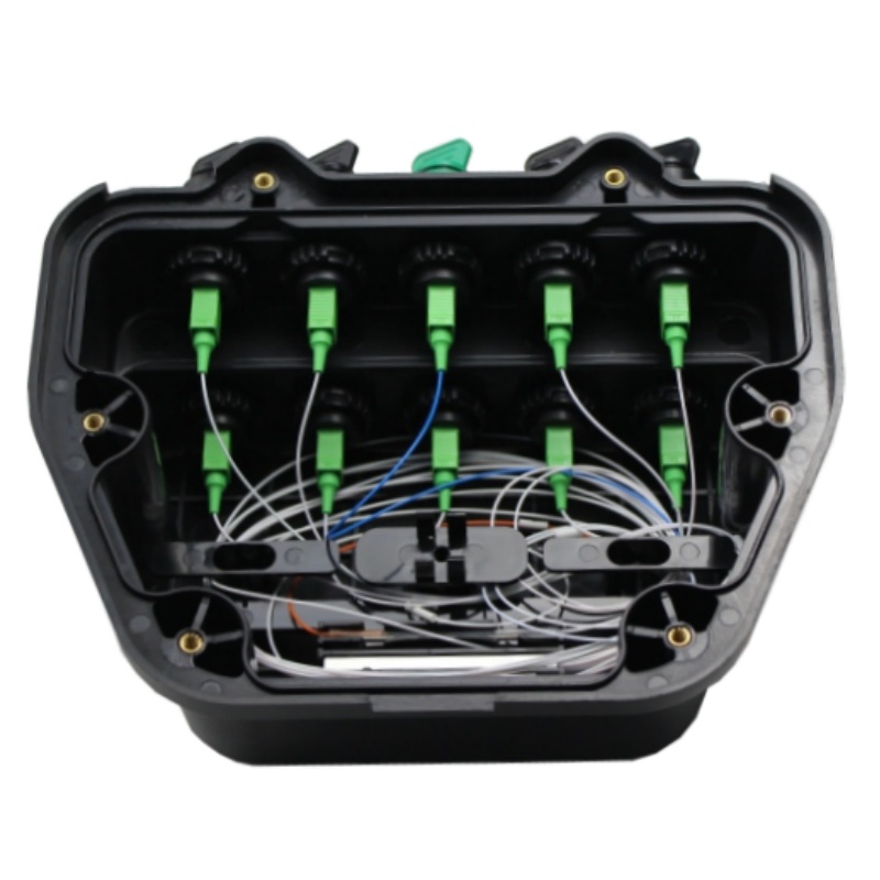 IP67 Fiber Optic FTTH 1X8/16 Core Fat Pre-Terminated Distribution Box with PC ABS Material