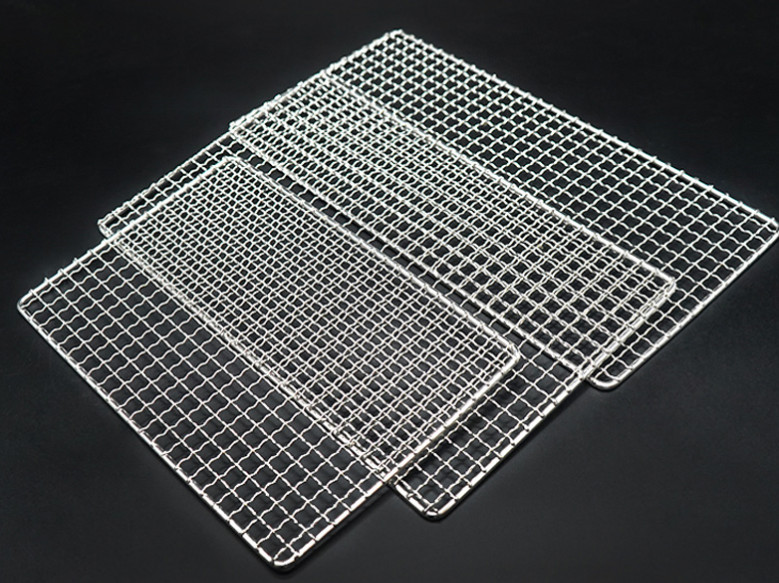 Bbq 304 Stainless Steel Grill Mesh Grate Grid Wire Rack Outdoor Picnic Tool