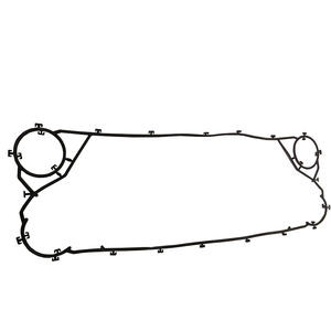  0.5mm To 1.5mm Thickness Plate Heat Exchanger Gaskets for Up To 10 Bar Pressure Range and Liquid Applications Manufactures