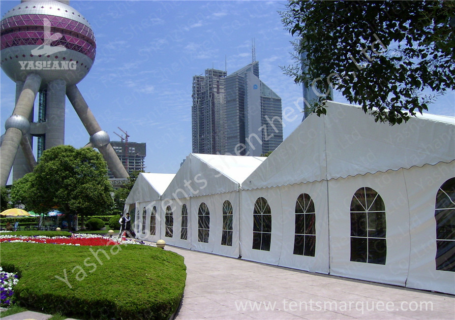 500 Seaters Custom White Outdoor Event Tent , Corporate Event Tent Marquee