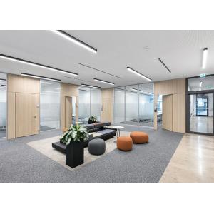 China PDLC Smart Dimming Glass Partition Wall with Aluminum Frame on sale