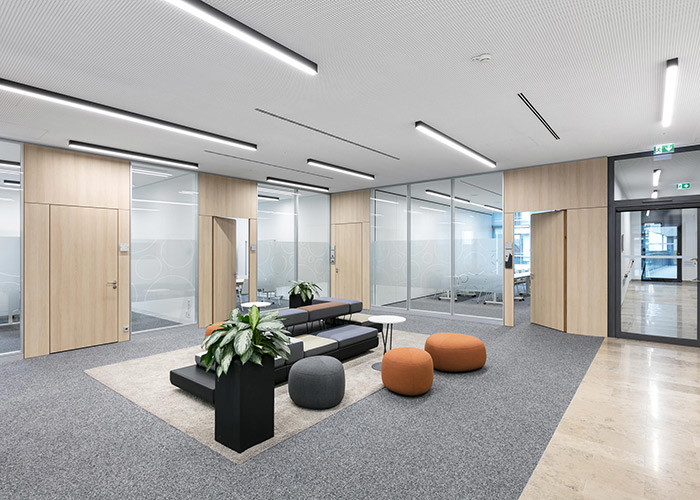 Easy install office Commercial Room glass wall partition Furniture Soundproof