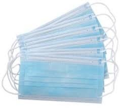 Health Protective 3 Ply Non Woven Face Mask dustproof For Blocking Dust Air