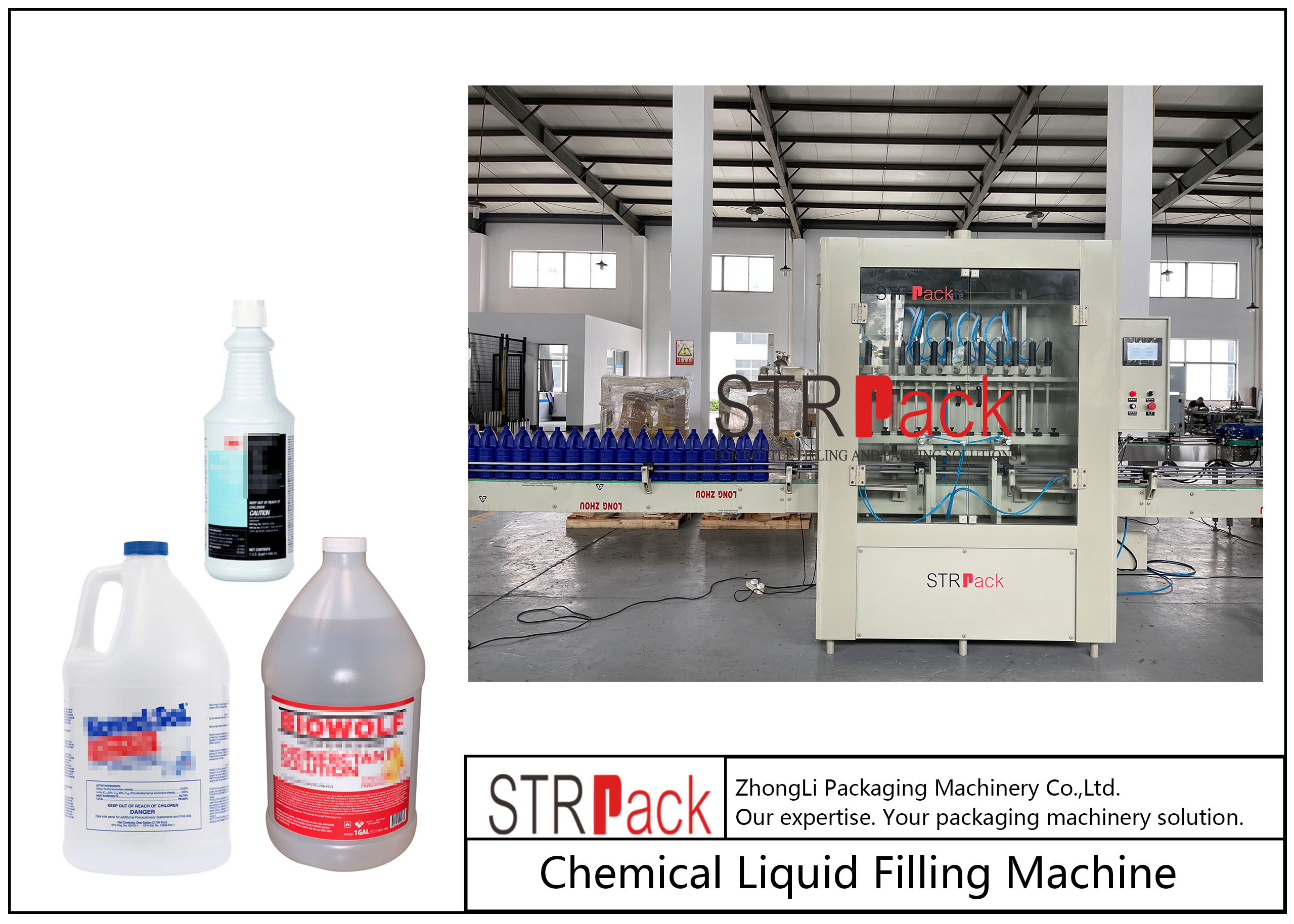 Automatic Bottle Filling Line with PLC Control System