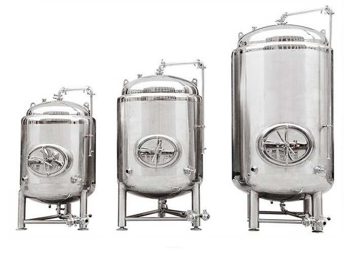 Stainless Steel Beer Storage Tanks 2500L Tri Clamp For Industrial Beer Brewing
