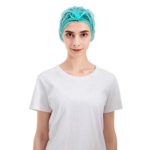 Food processing Non Woven Bouffant Cap OZONE Disinfecting