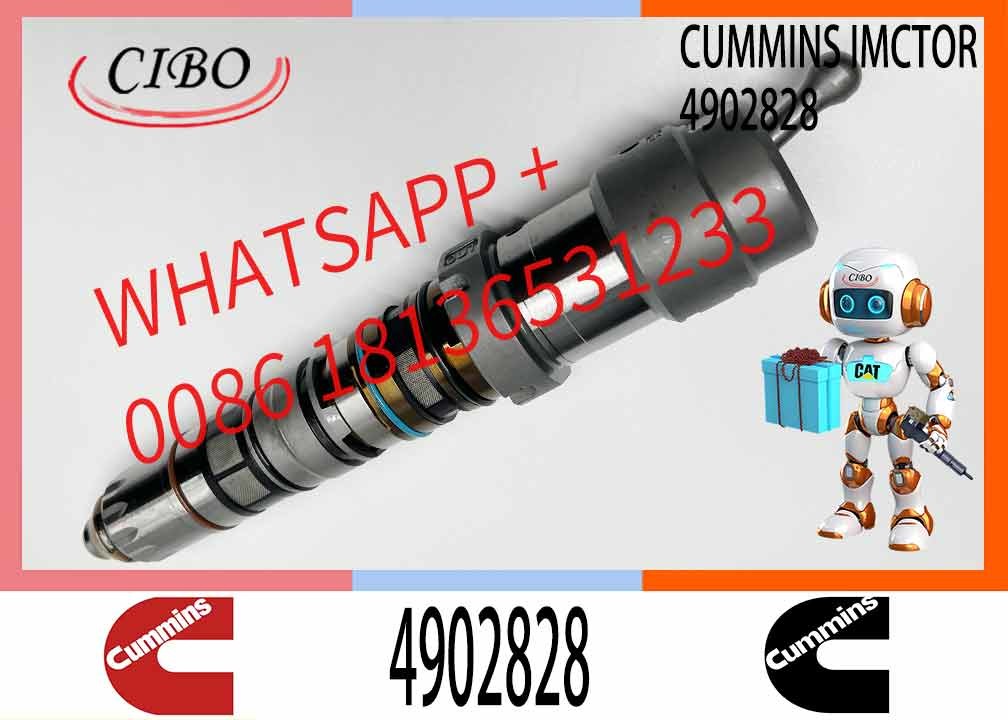 Common Rail Diesel Fuel Injector 4902828 4077077 4062091 For Cummins Engine QSK23
