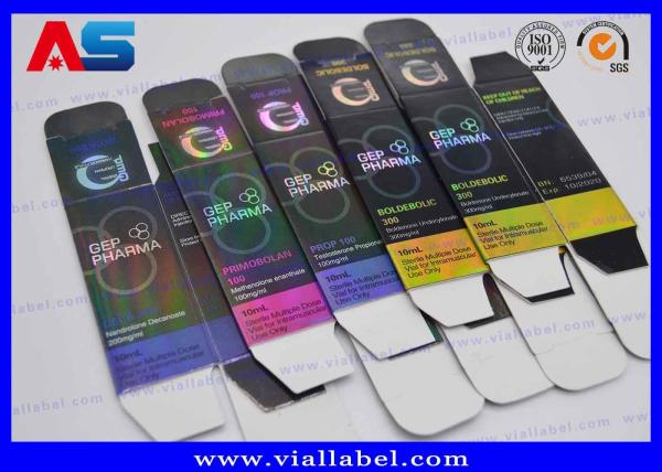 Gep Pharma 10ml Glass Vial 300g Paper Printed Packaging Boxes body building vial