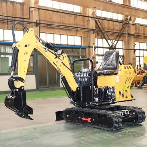 China Energy Saving Mini Diesel Excavator 800kg 12hp With Customized Protective Cover on sale