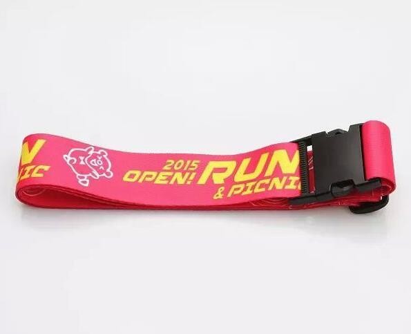 2 Inches 40 Inches Long Long Luggage Straps , Silk - Screen Luggage Strap Belt