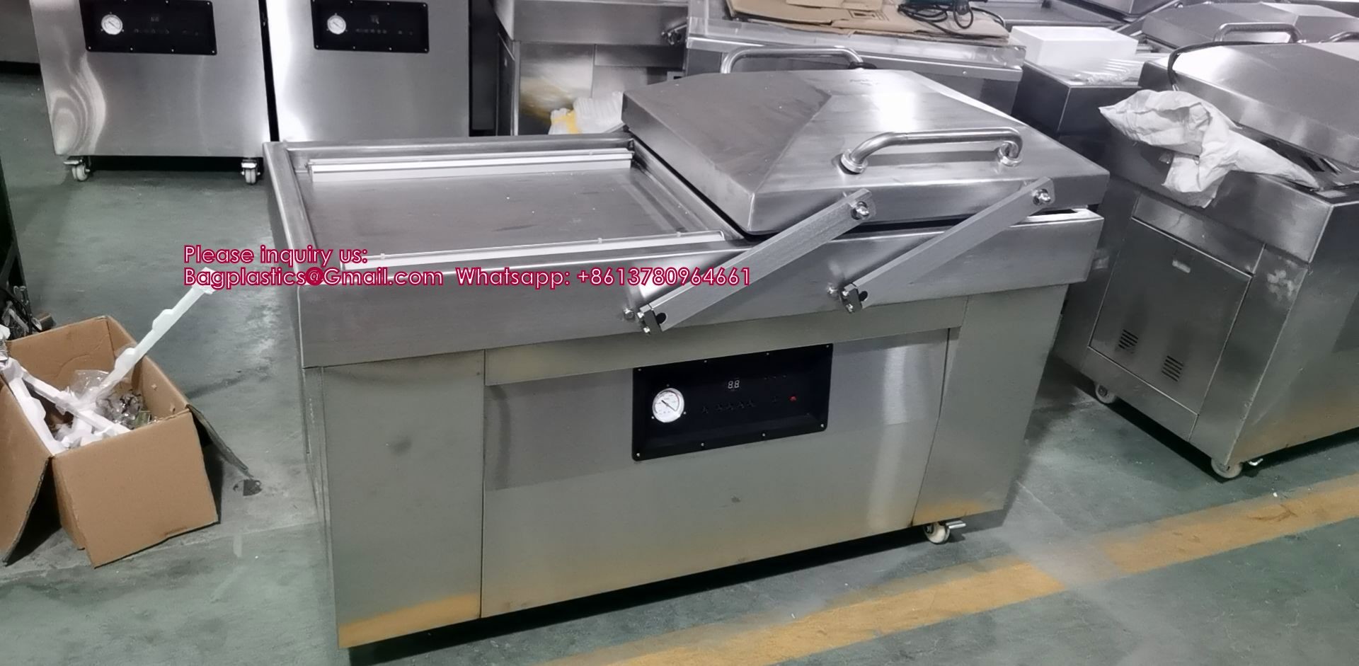 Automatic Vacuum Skin Packaging Machine Single Chamber Vacuum Packaging Machine For Sale