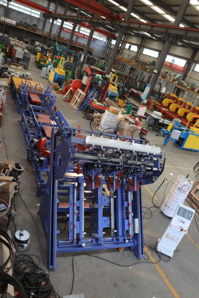 Automatic Wood Pallet Block Nailing Machine Pallet Legs Nailing Machine