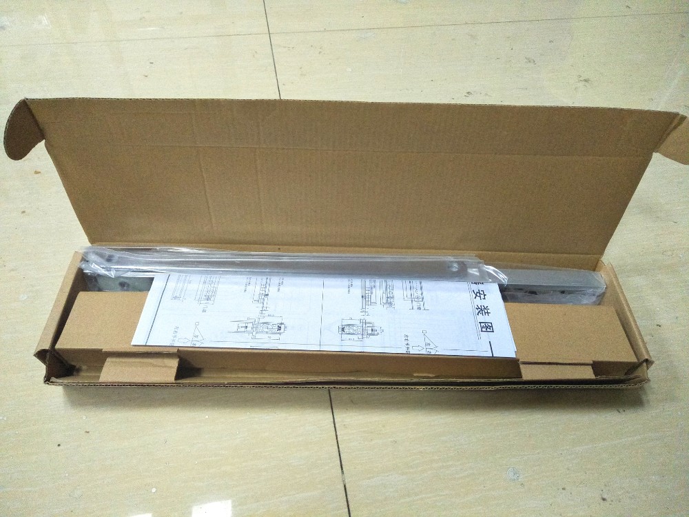 Silver Hydraulic Sliding Door Closer for Modern Fire Door in Modern Design Style