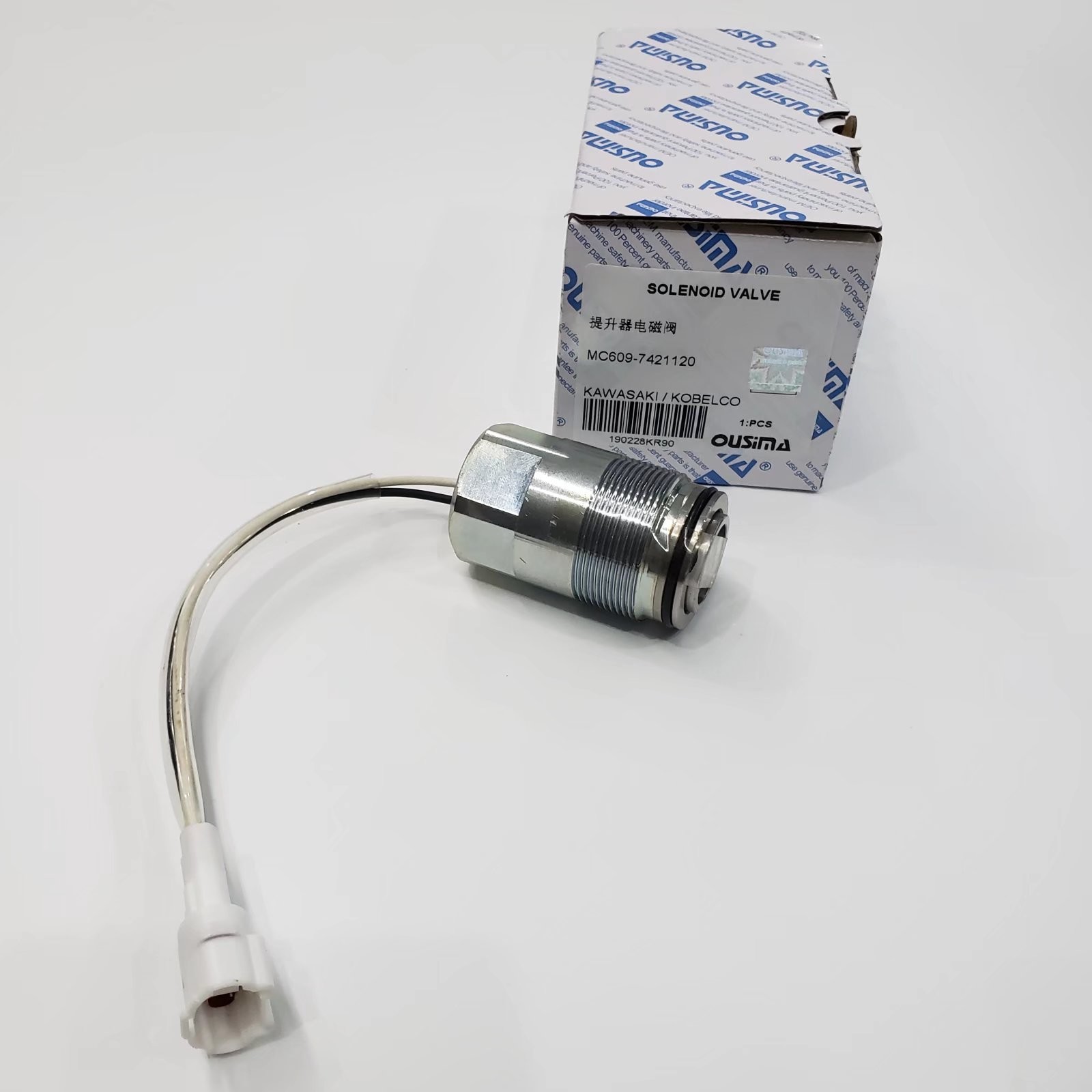 OUSIMA Hydraulic Pump Solenoid Valve MC609-741120 For KAWASAKI KOBELCO